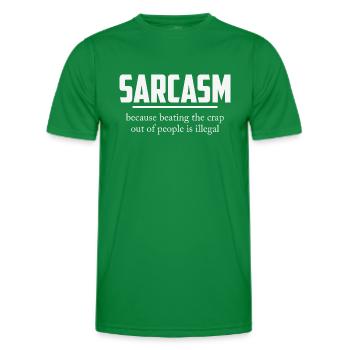 SARCASME - T-shirt sport Homme - vert - Devant - AI Model Male 178 dark (178cm)