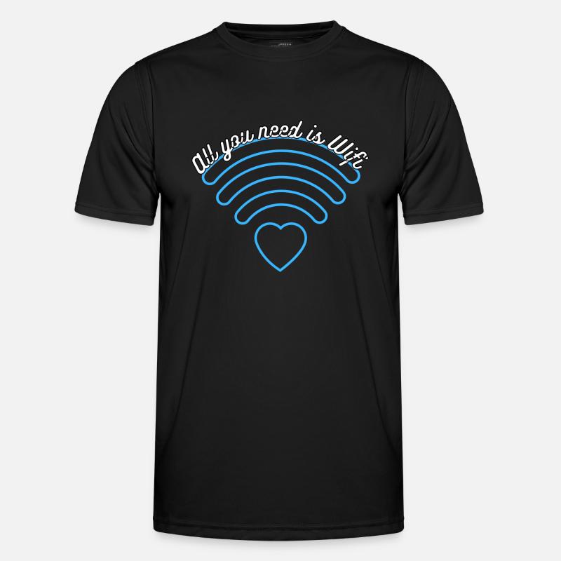 Wifi Männer Funktions-T-Shirt