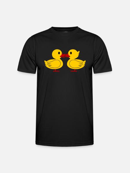 Baiser de canard - T-shirt sport Homme - noir