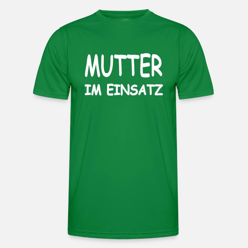 Mutter Männer Funktions-T-Shirt