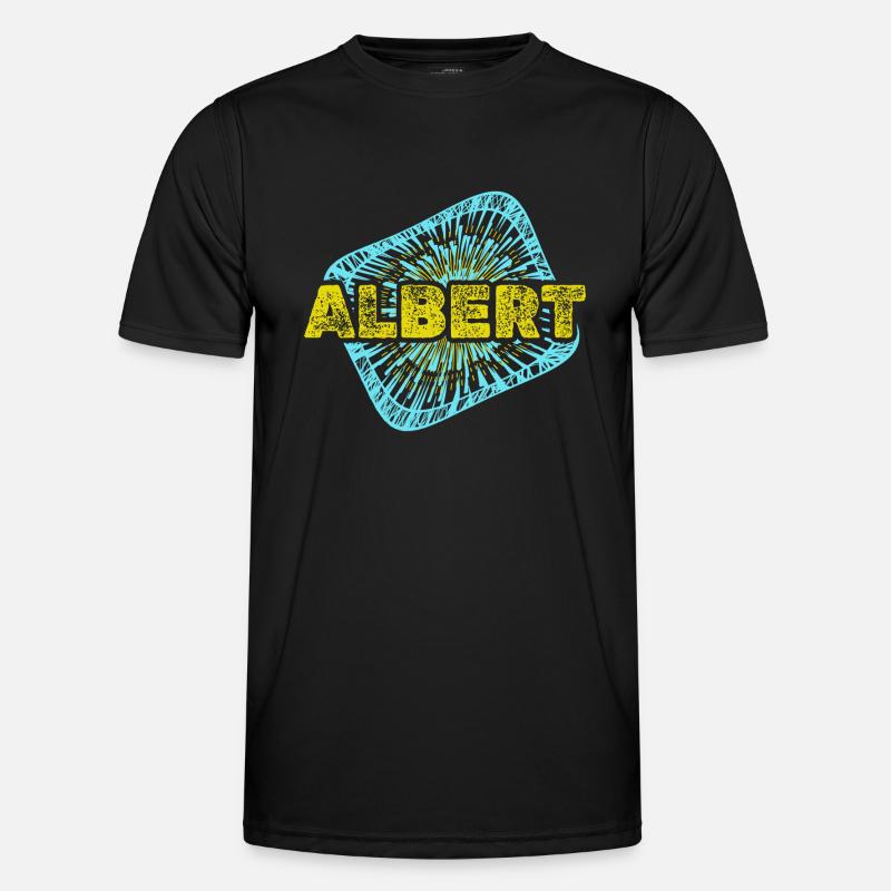Albert as a leisure time - Men's Functional T-Shirt - black