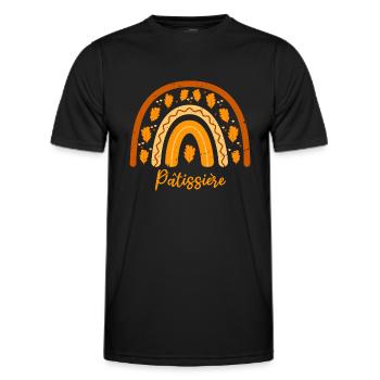 Voted Best Pastry Chef| Pastry Gift Idea - Men's Functional T-Shirt - black - Front - AI Model Male 178 dark (178cm)