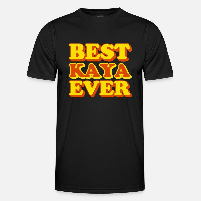 Kaya First Name Funny Gift - Men's Functional T-Shirt - black
