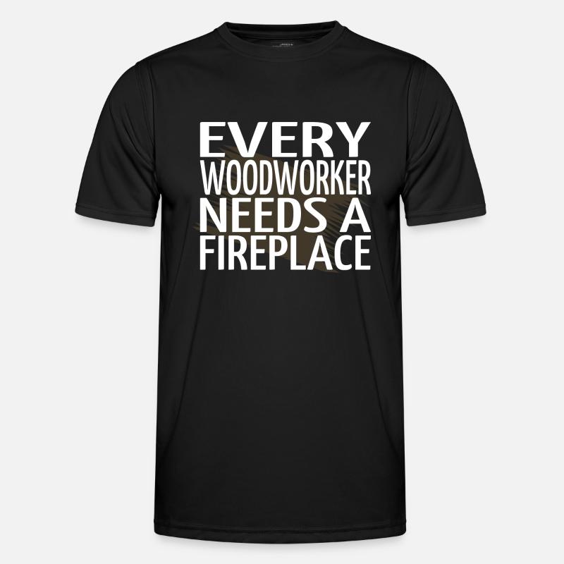 statement carpenter tshirts cool - Men's Functional T-Shirt - black