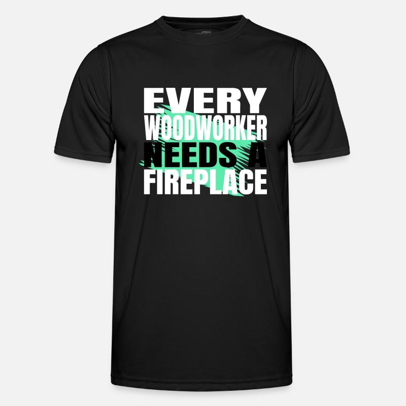 jokes badge present idea tools - Männer Funktions-T-Shirt - Schwarz