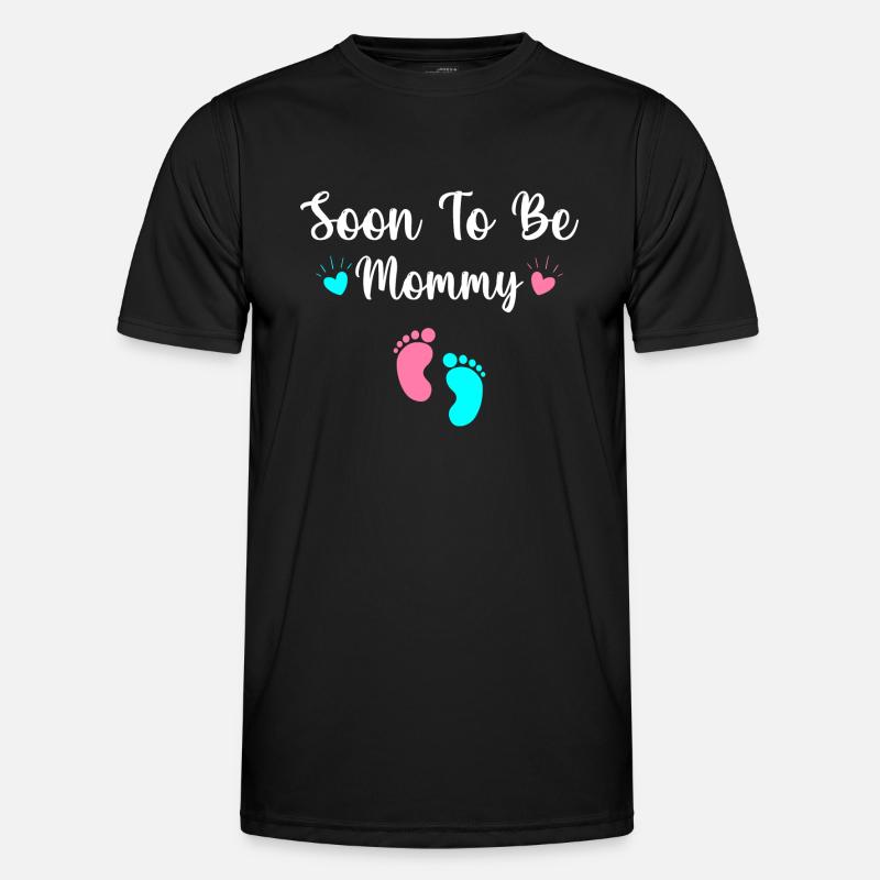 Bald Mama werden - Männer Funktions-T-Shirt - Schwarz