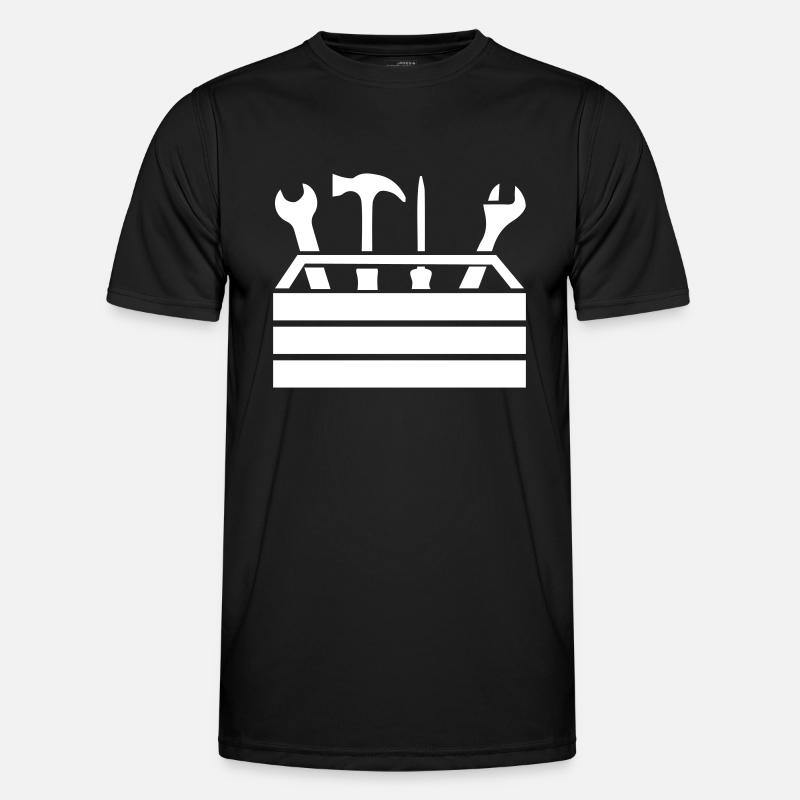 Tools Workshop Toolbox 1 - Men's Functional T-Shirt - black