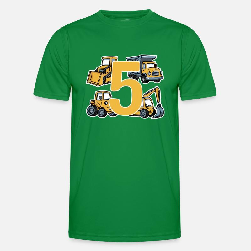 Construction site - 5 years - 5th birthday Men's Functional T-Shirt