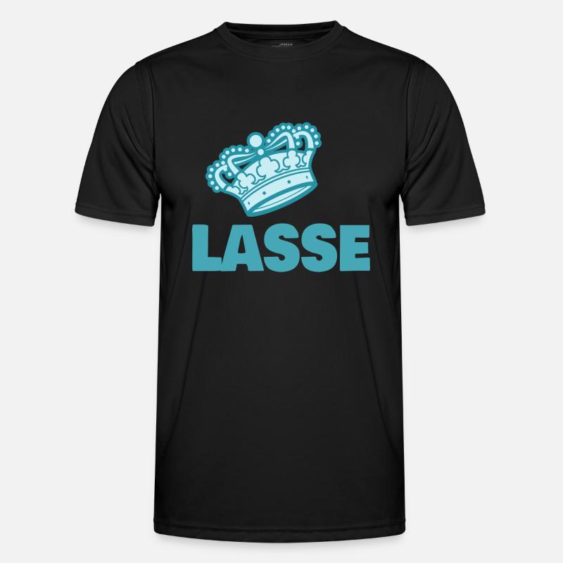 Lasse - Männer Funktions-T-Shirt - Schwarz