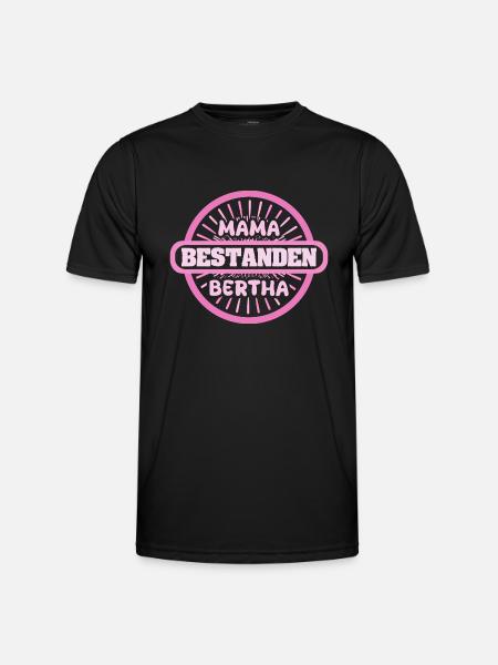 Bertha as a given name - Men's Functional T-Shirt - black