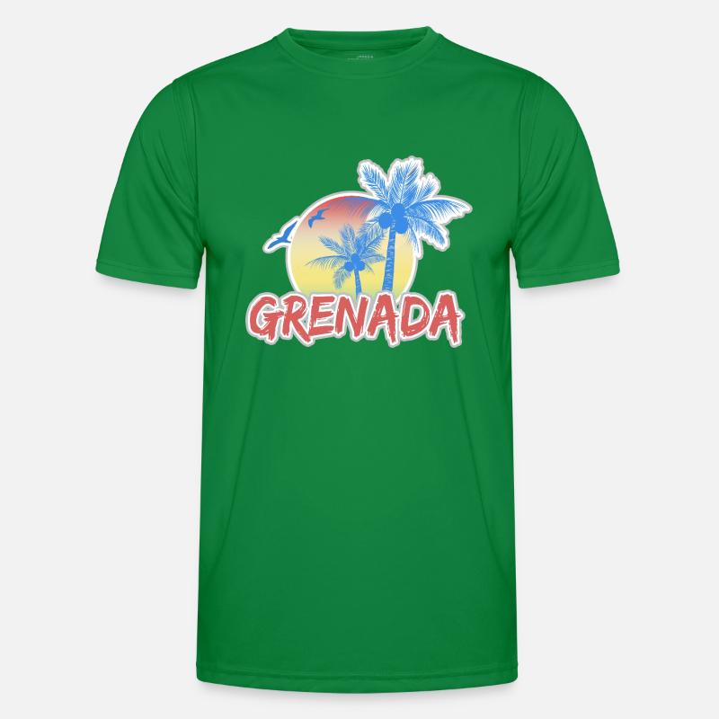 Urlaub Grenada Männer Funktions-T-Shirt