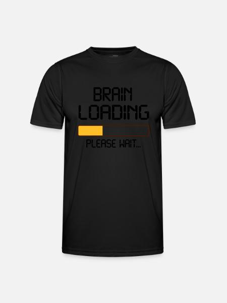 brain loading - T-shirt sport Homme - noir