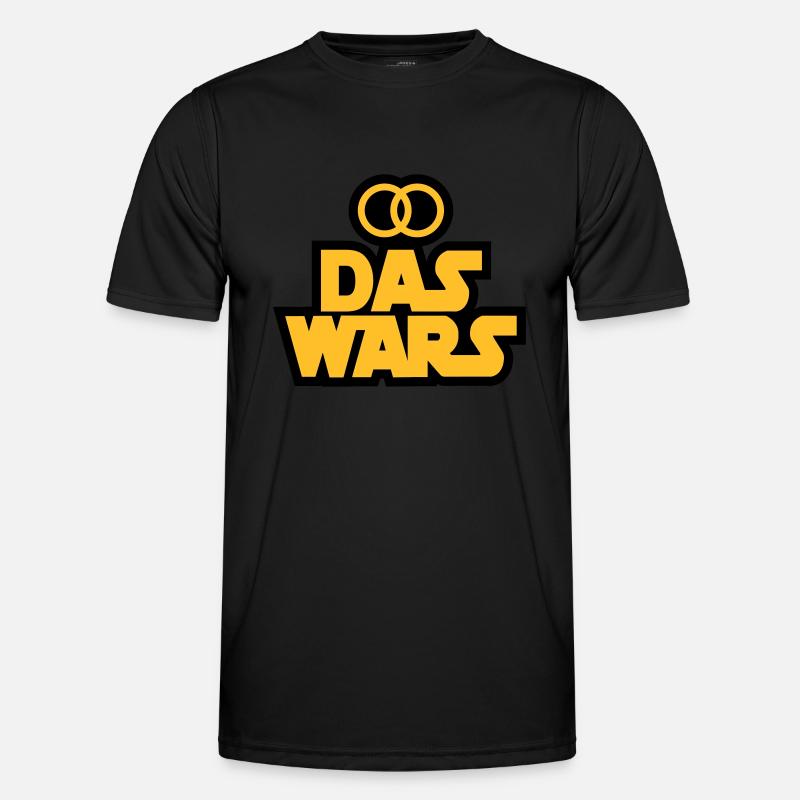 Das Wars - Männer Funktions-T-Shirt - Schwarz
