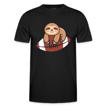 Lazy - Men's Functional T-Shirt - black - Front - AI Model Male 178 dark (178cm)
