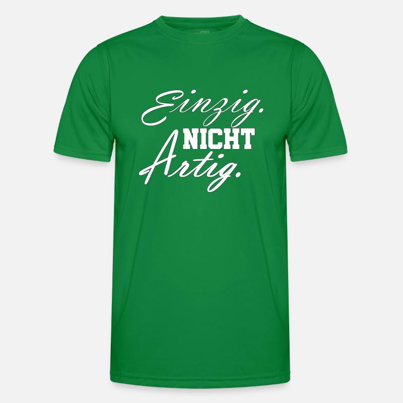 einzig nicht artig Männer Funktions-T-Shirt