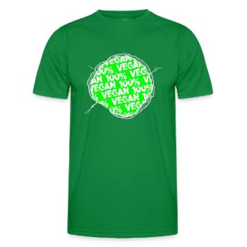 Idée cadeau heureux plante alimentaire dictons fruits anniversaire - T-shirt sport Homme - vert - Devant - AI Model Male 178 dark (178cm)