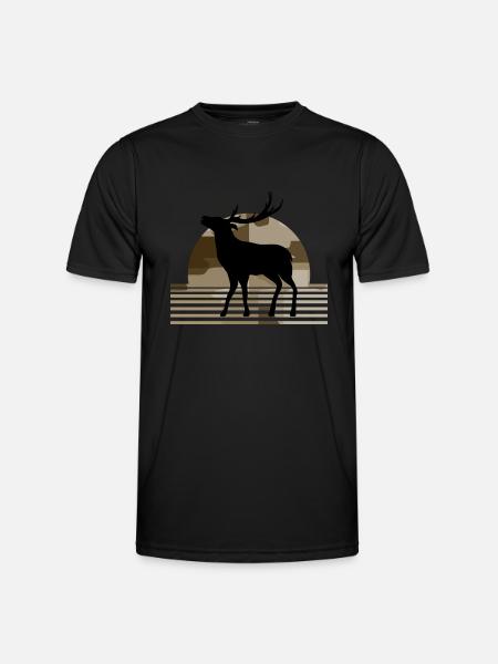 Deer - Men's Functional T-Shirt - black
