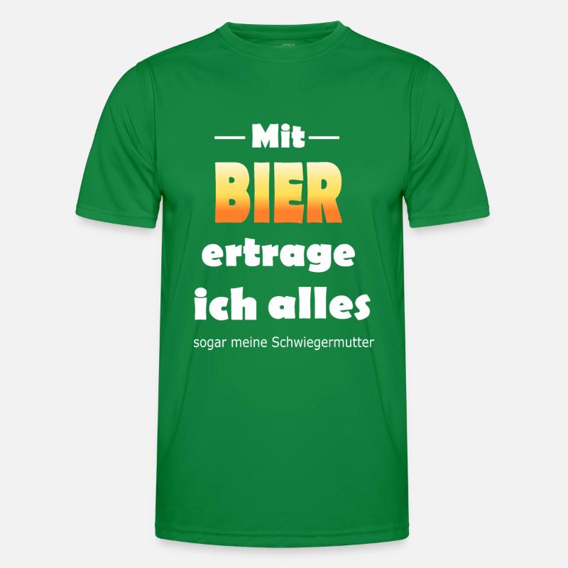 Sauf Dir die Schwiegermutter erträglich Männer Funktions-T-Shirt