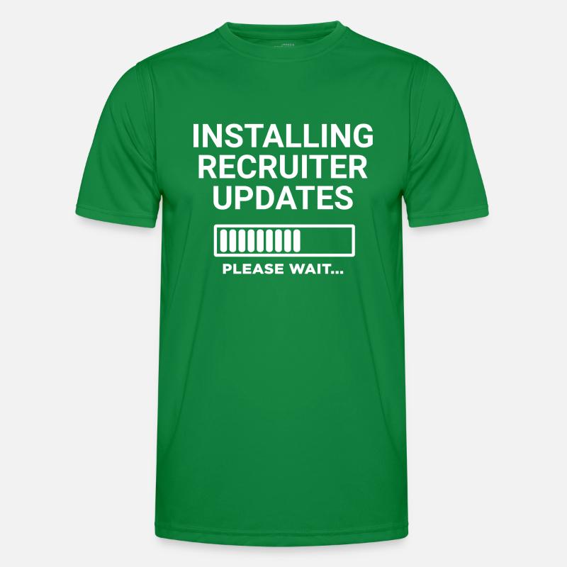 Installing Recruiter Updates Please Wait Men's Functional T-Shirt