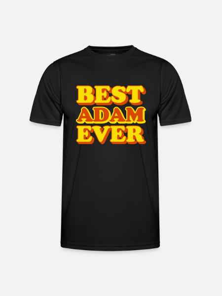 Adam First Name Funny Gift - Men's Functional T-Shirt - black