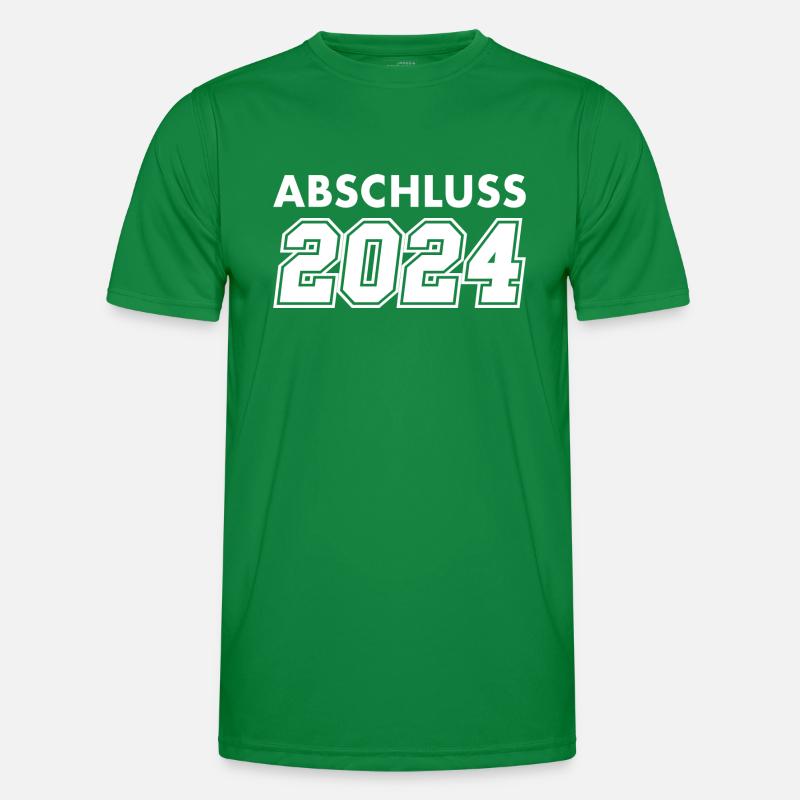 Abschluss 2024 Schule Studium Männer Funktions-T-Shirt