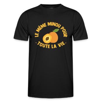 Humour EVG Cadeau Futur Marié Garçon Mariage Team - T-shirt sport Homme - noir - Devant - AI Model Male 178 dark (178cm)