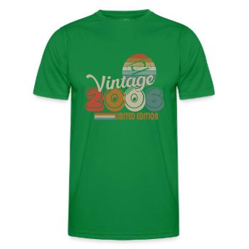2006 - Men's Functional T-Shirt - kelly green - Front - AI Model Male 178 dark (178cm)
