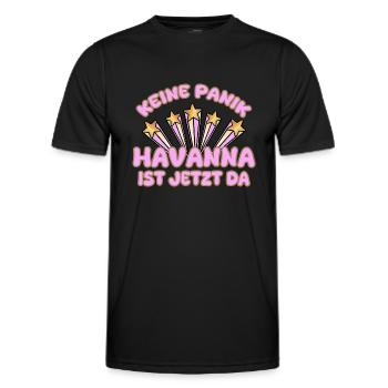 Havana - Men's Functional T-Shirt - black - Front - AI Model Male 178 dark (178cm)