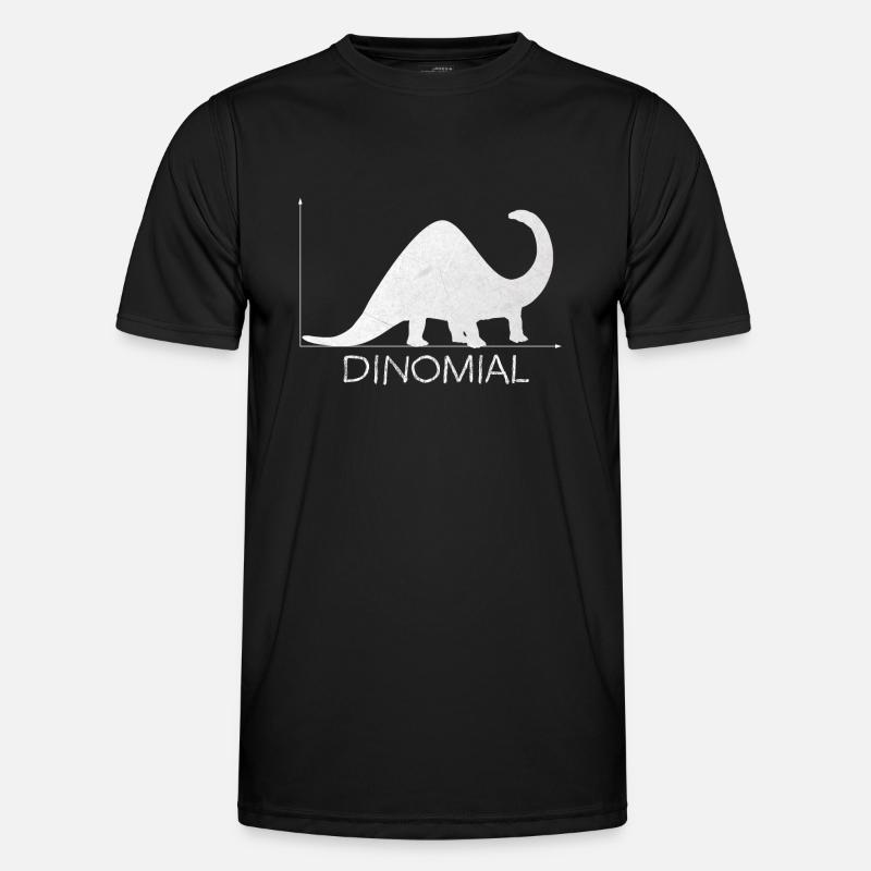 Binomial Dinomial Mathematician Stochastics - Men's Functional T-Shirt - black