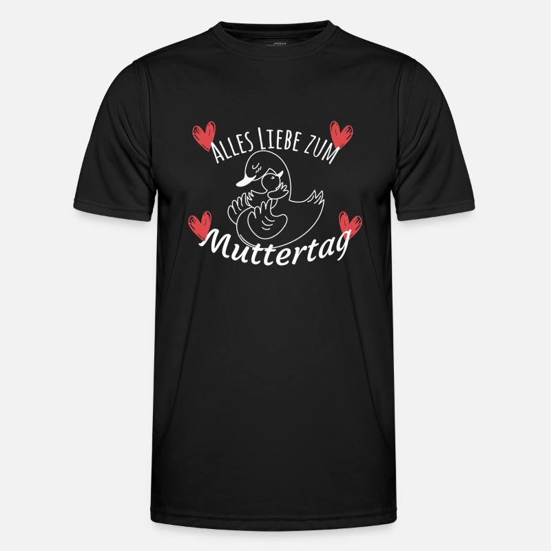 Muttertag - Männer Funktions-T-Shirt - Schwarz