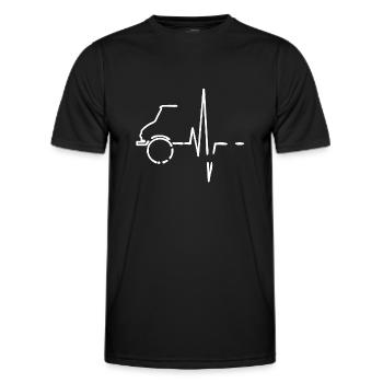 Unimog - Oldtimer - Universal motor device - Men's Functional T-Shirt - black - Front - AI Model Male 178 dark (178cm)