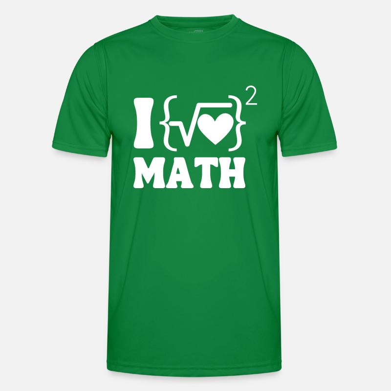 I love math white edition Men's Functional T-Shirt
