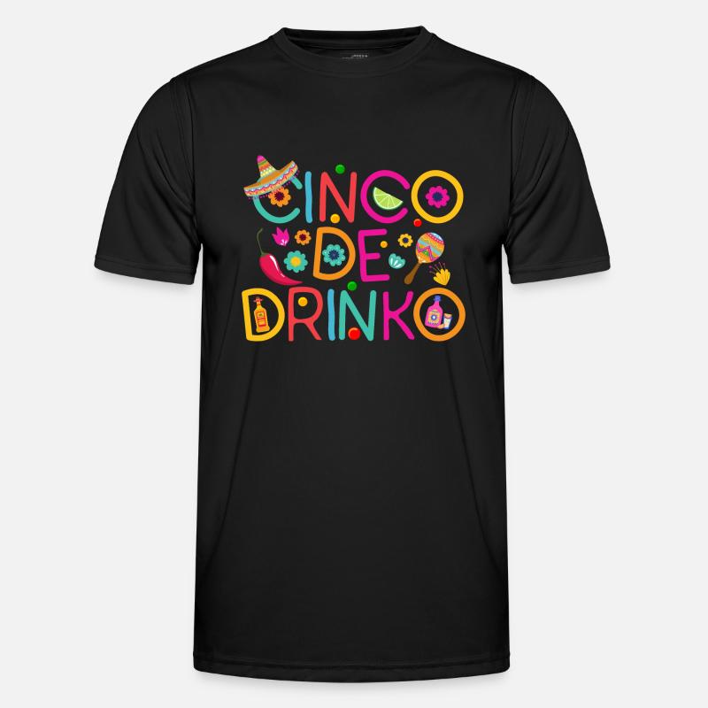 Cinco De Drinko - Men's Functional T-Shirt - black