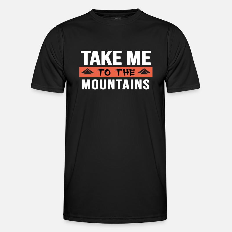 Climbing Mountain Hiking Bergfex - Men's Functional T-Shirt - black
