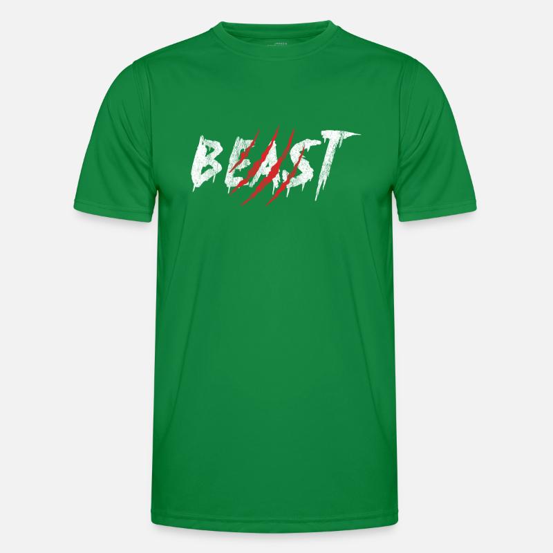Beast gift partner look relationship partnership Men's Functional T-Shirt
