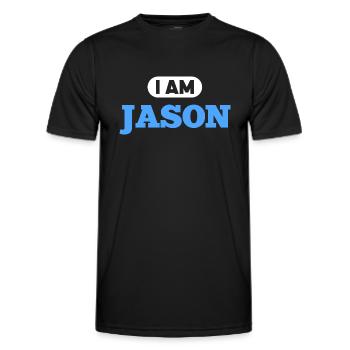 Jason Name Spruch für stolze Jasons - Männer Funktions-T-Shirt - Schwarz - Vorne - AI Model Male 178 dark (178cm)