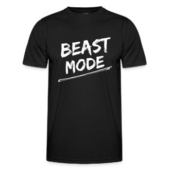 Body building Muskelaufbau Krafttraining workout - Männer Funktions-T-Shirt - Schwarz - Vorne - AI Model Male 178 dark (178cm)