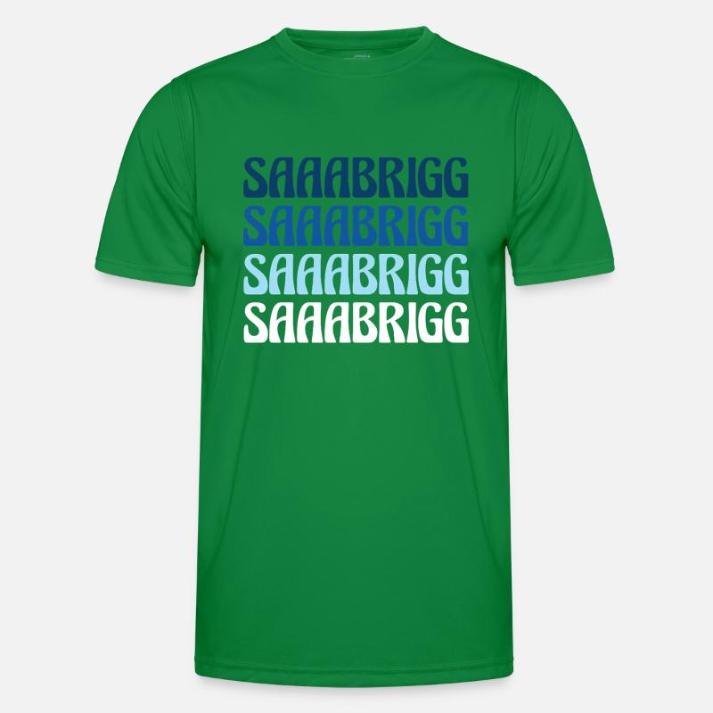 Saaabrigg Saarbrücken Dialect Gift Men's Functional T-Shirt