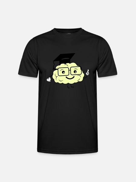 smart brain 02 - Men's Functional T-Shirt - black