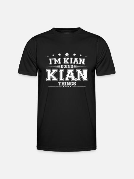 Katrin - Männer Funktions-T-Shirt - Schwarz