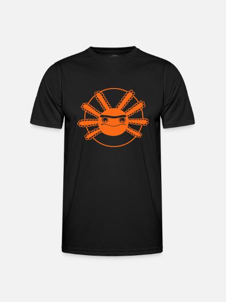L'axolotl à monosourcil - T-shirt sport Homme - noir