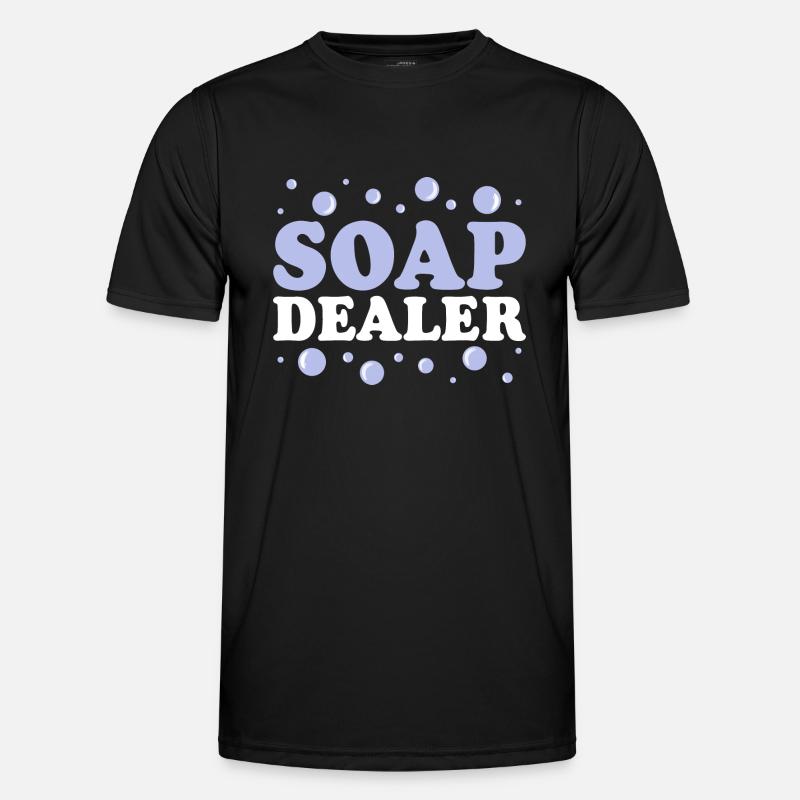 Soap Dealer Soapmaker Soapmaking - Men's Functional T-Shirt - black