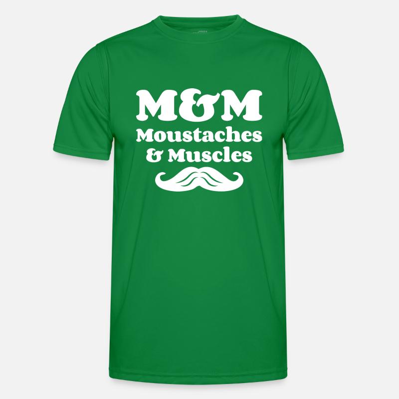 M&M (Whiskers & Muscles) Men's Functional T-Shirt