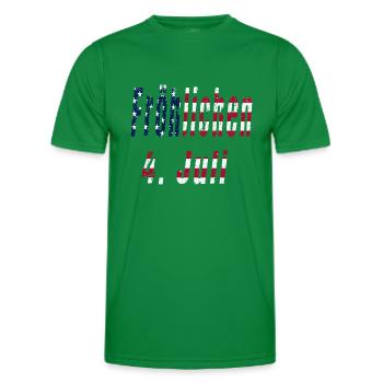 Fröhlichen 4. Juli - Männer Funktions-T-Shirt - Kelly Green - Vorne - AI Model Male 178 dark (178cm)