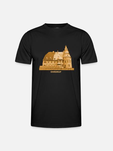 Ohrdruf Castle House Mühlberg Thuringia - Men's Functional T-Shirt - black
