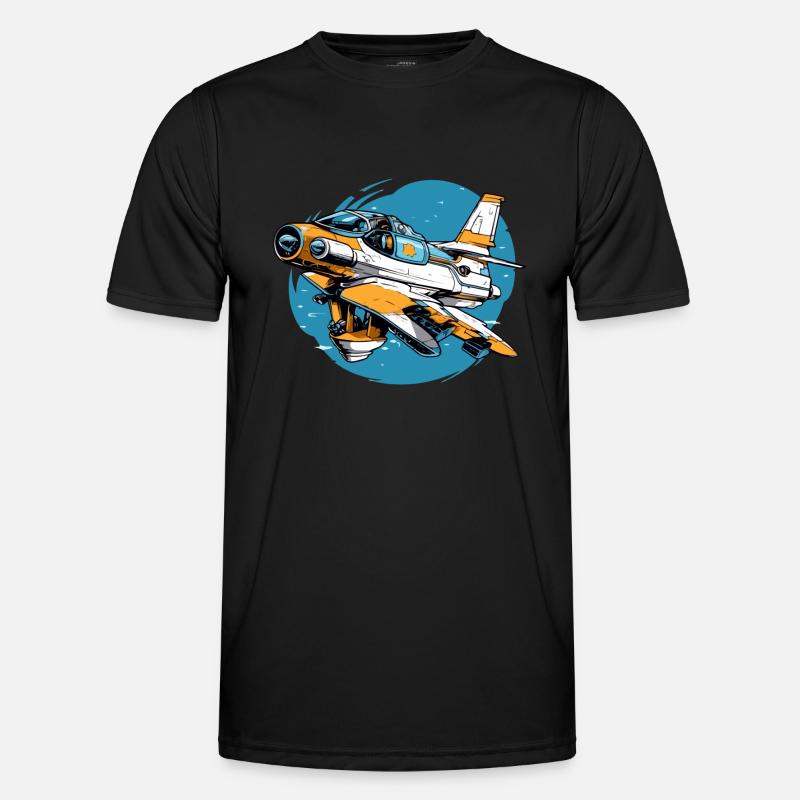 Furious volcano plane Men's Functional T-Shirt