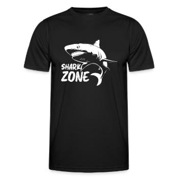 Surfing Surfboard Surfer Water Sports - Men's Functional T-Shirt - black - Front - AI Model Male 178 dark (178cm)