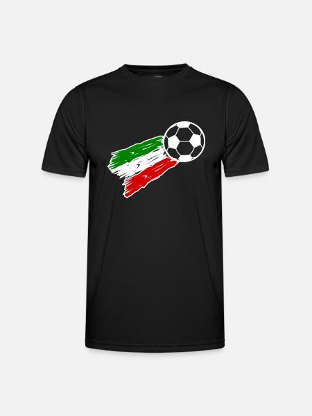 Les supporters d’Italie - T-shirt sport Homme - noir