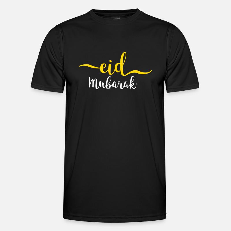 Eid Mubarak - Men's Functional T-Shirt - black