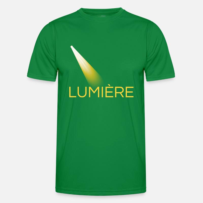 lumière jaune T-shirt sport Homme